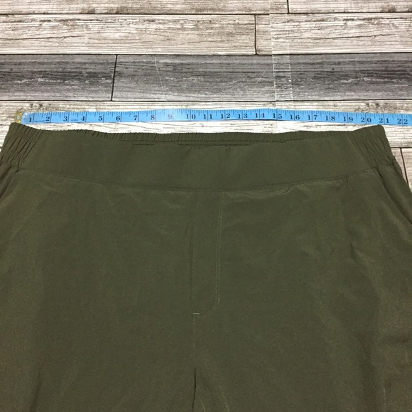 Old Navy Stretch Tech Wide Leg Pants Women’s XXL Green (Inseam 30) Split Her - Picture 4 of 10